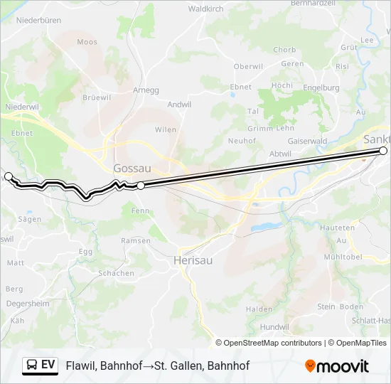EV Bus Line Map