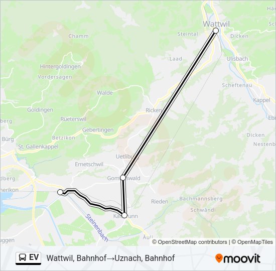 EV Bus Line Map