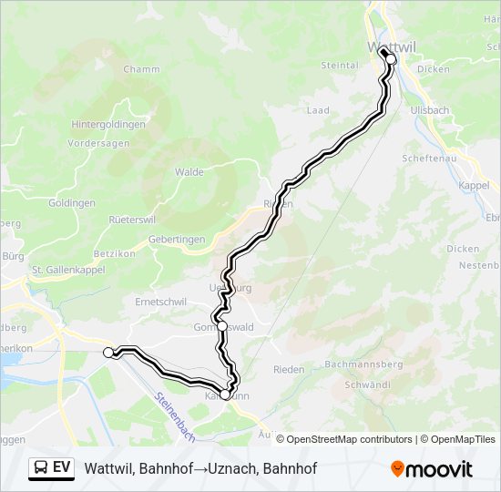 EV Bus Line Map