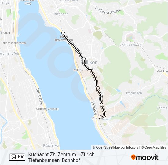 EV Bus Line Map