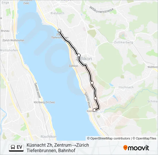 EV Bus Line Map