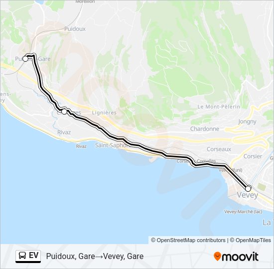 EV Bus Line Map