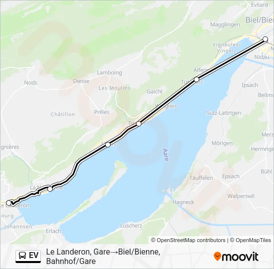 EV Bus Line Map