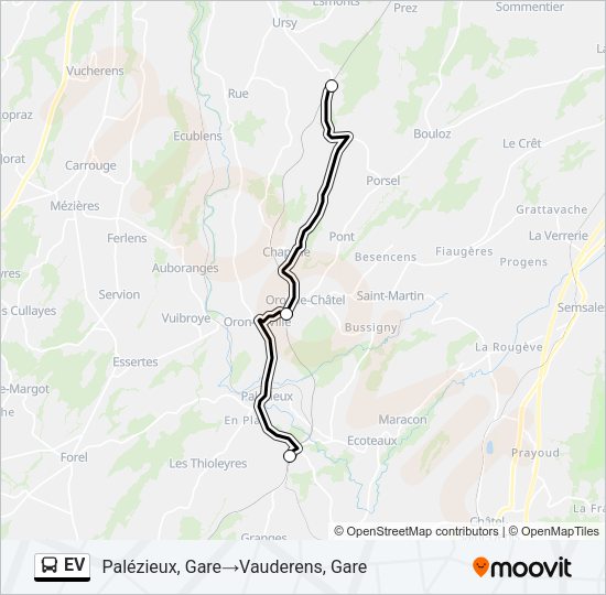EV Bus Line Map