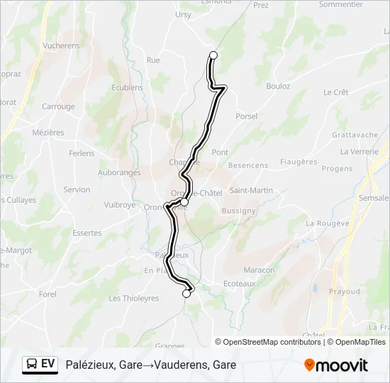 EV Bus Line Map