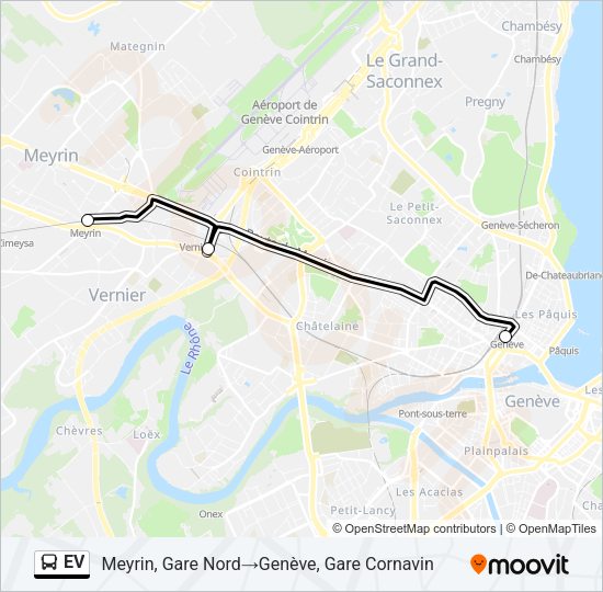 EV Bus Line Map