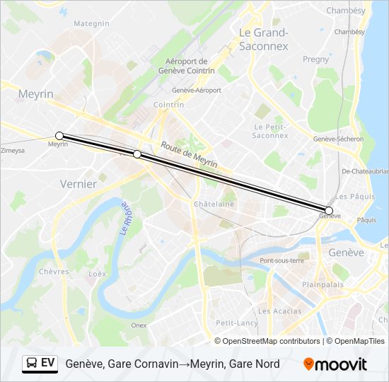 EV Bus Line Map