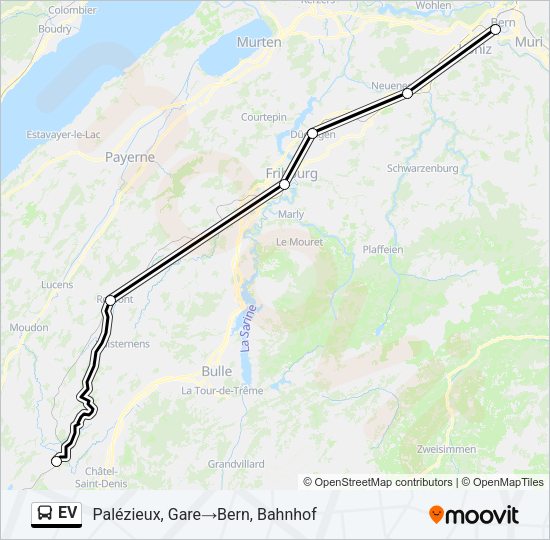 EV Bus Line Map