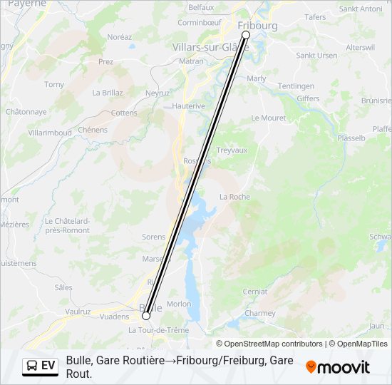 EV Bus Line Map