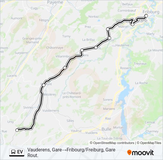 EV Bus Line Map