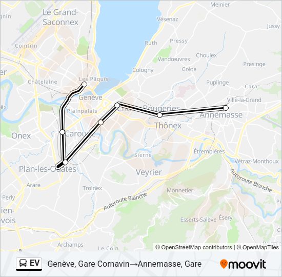 EV Bus Line Map