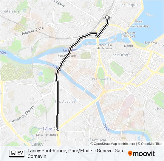 EV Bus Line Map