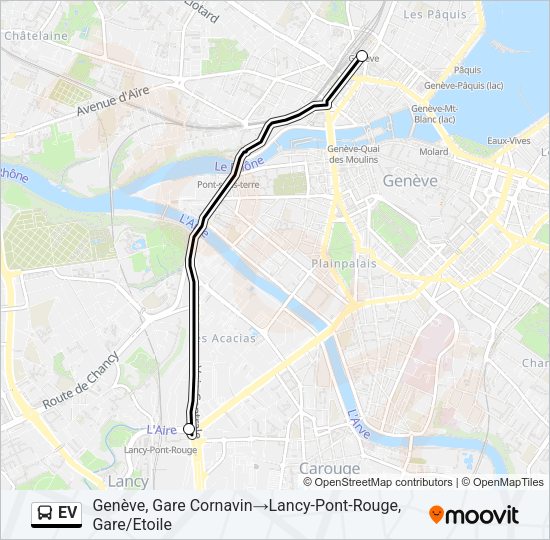 EV Bus Line Map