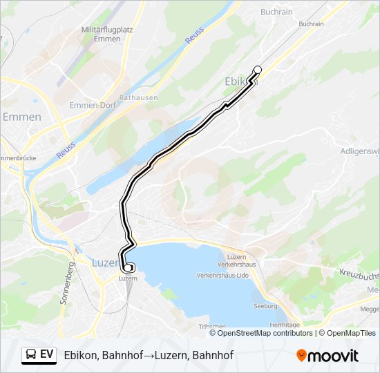 EV Bus Line Map
