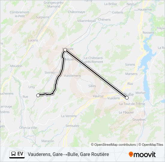 EV Bus Line Map