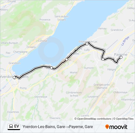 EV Bus Line Map