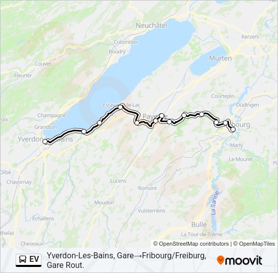 EV Bus Line Map