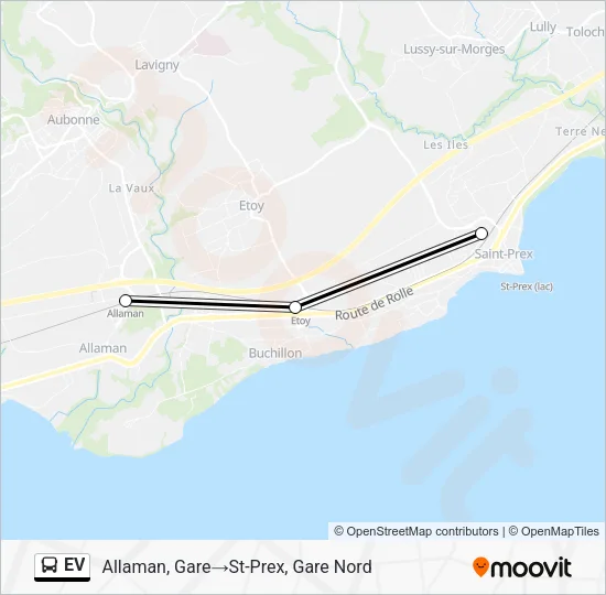 EV Bus Line Map