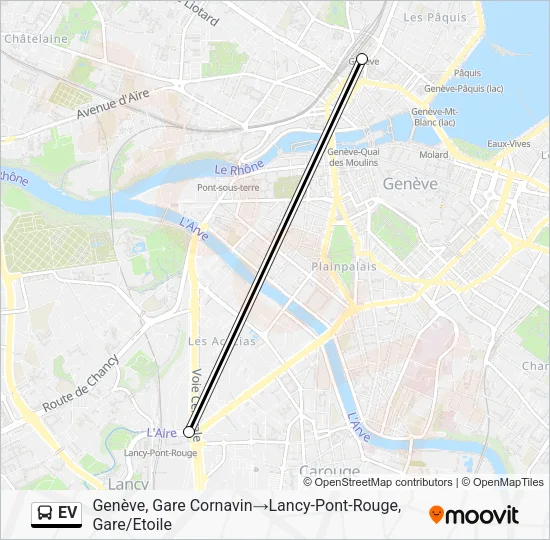 EV Bus Line Map