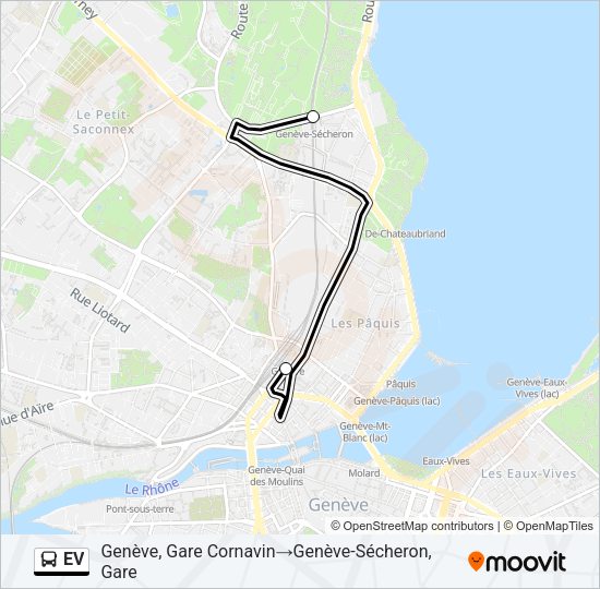 EV Bus Line Map
