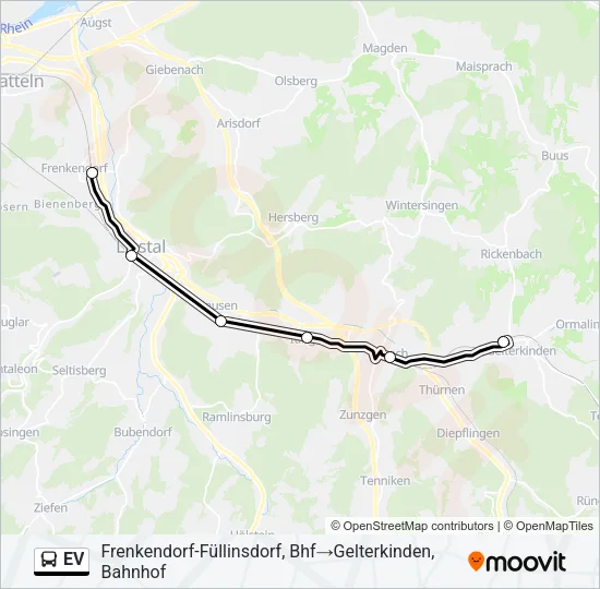 EV Bus Line Map