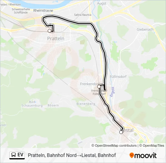 EV Bus Line Map