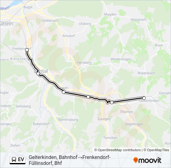 EV Bus Line Map