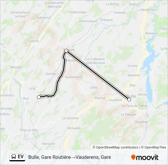 EV Bus Line Map