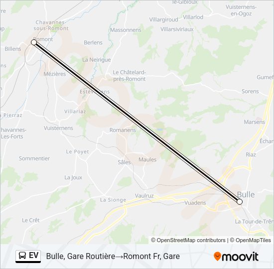 EV Bus Line Map
