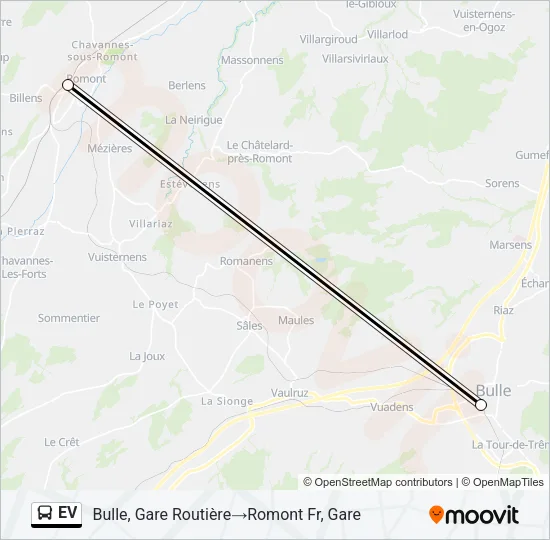 EV Bus Line Map