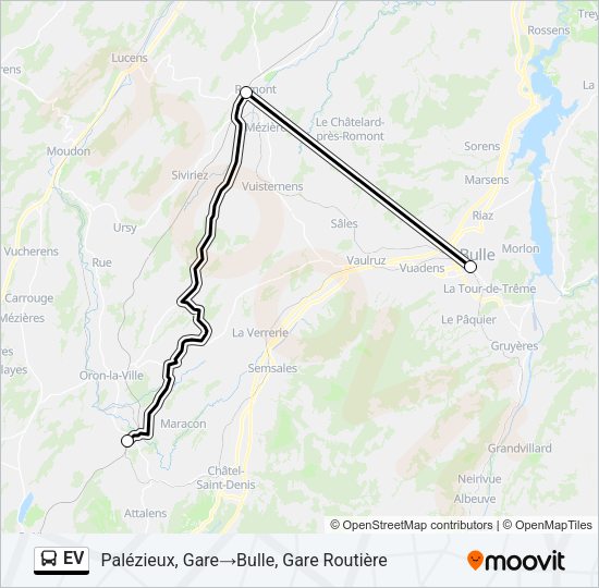 EV Bus Line Map