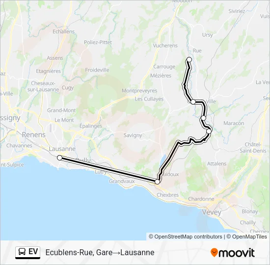 EV Bus Line Map