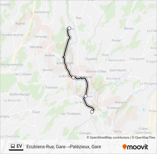 EV Bus Line Map