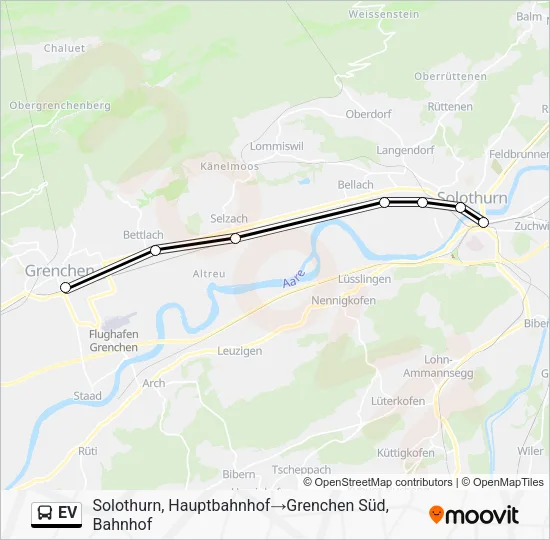EV Bus Line Map