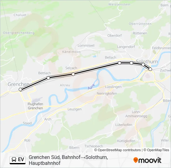 EV Bus Line Map