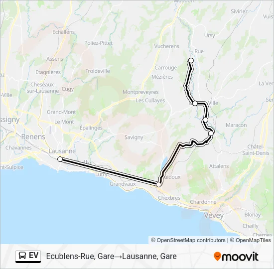 EV Bus Line Map