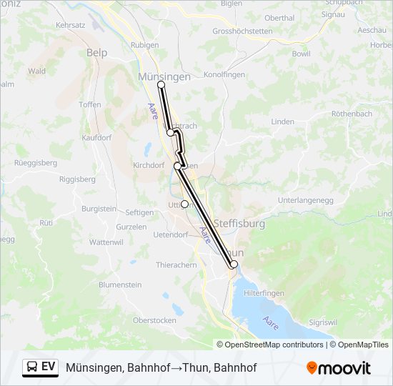 EV Bus Line Map