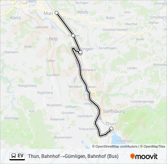 EV Bus Line Map