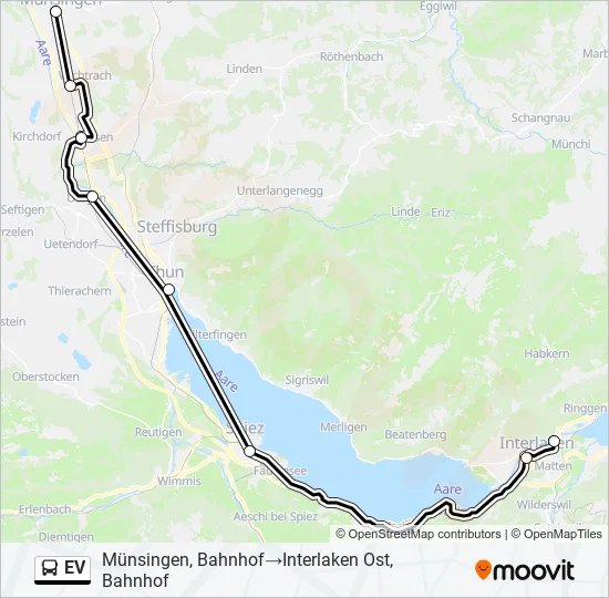 EV Bus Line Map