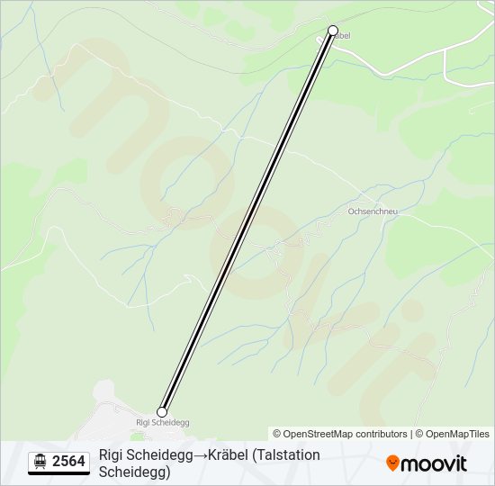 2564 Cable Car Line Map