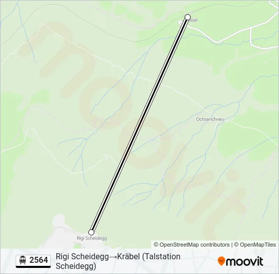 2564 Cable Car Line Map