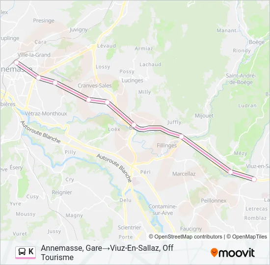 K  Line Map