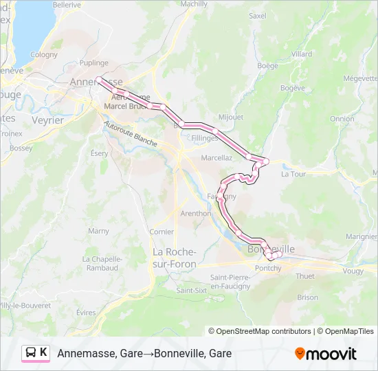 K  Line Map