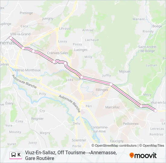 K  Line Map