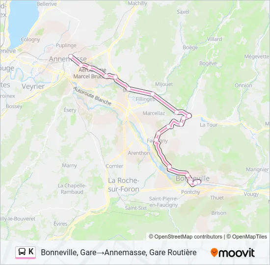 K  Line Map
