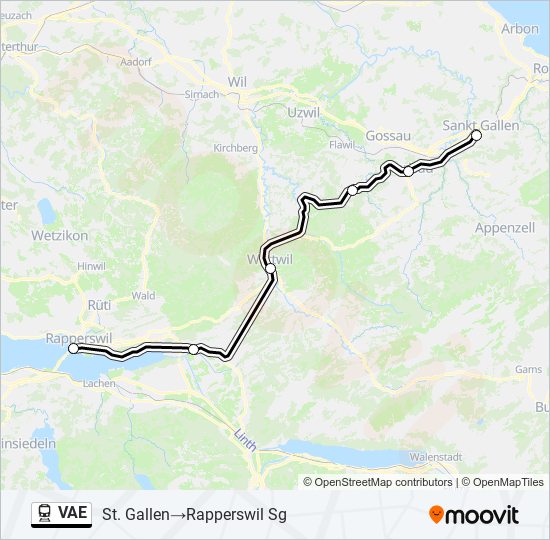 VAE train Line Map