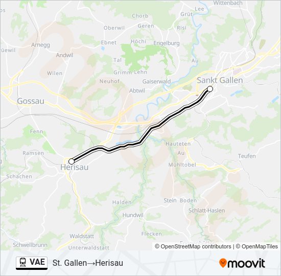 VAE train Line Map