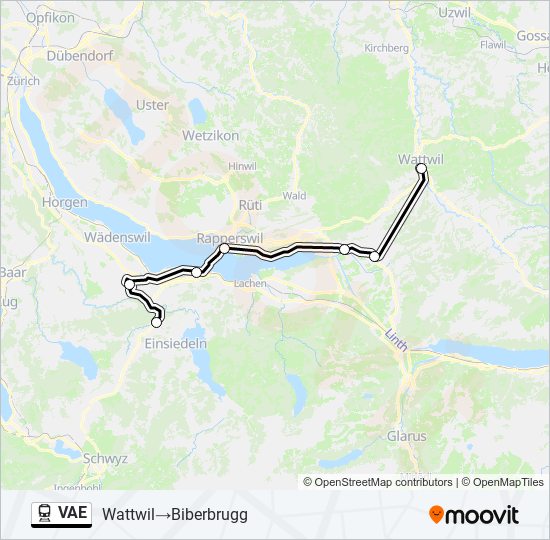 VAE train Line Map