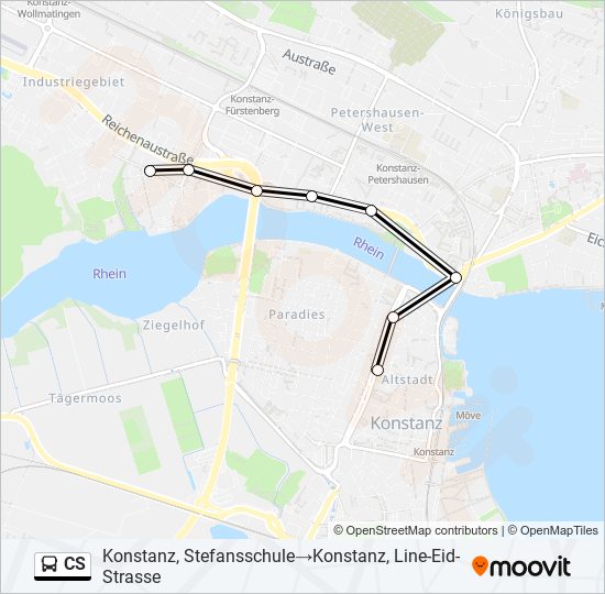 CS Bus Line Map