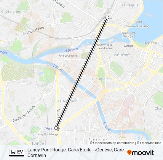 EV Bus Line Map